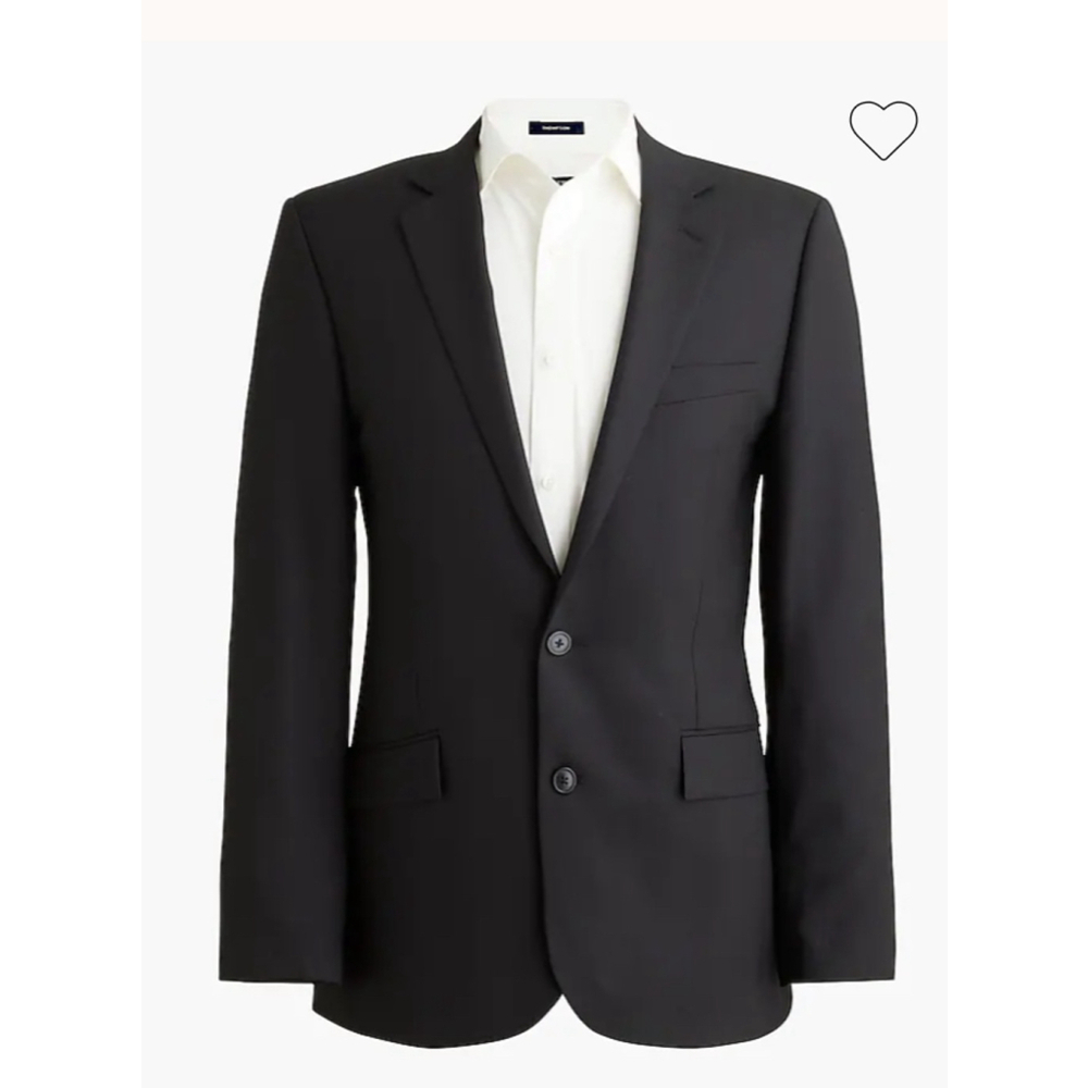 NWT J. Crew Slim-fit Thompson worsted wool suit jacket in 34 Slim/XS